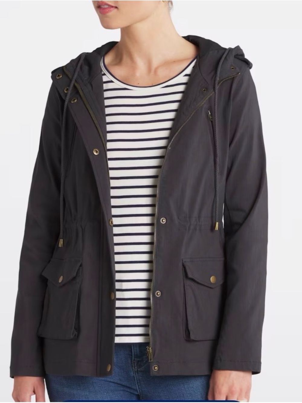 Eden Society Holly Contrast Hood Cargo Jacket